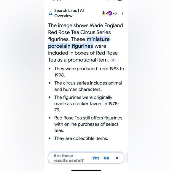 Wade England  Red Rose tea Ceramic Small Figurines Set 20 pc - Picture 9 of 9